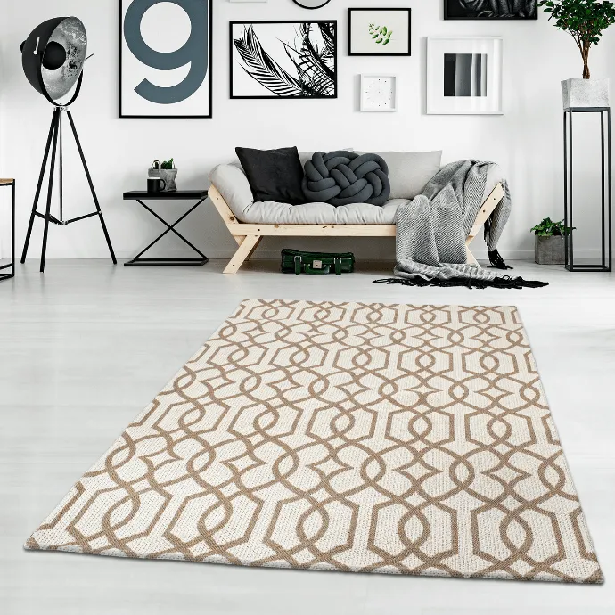 Tapis en coton - Orsa (beige)