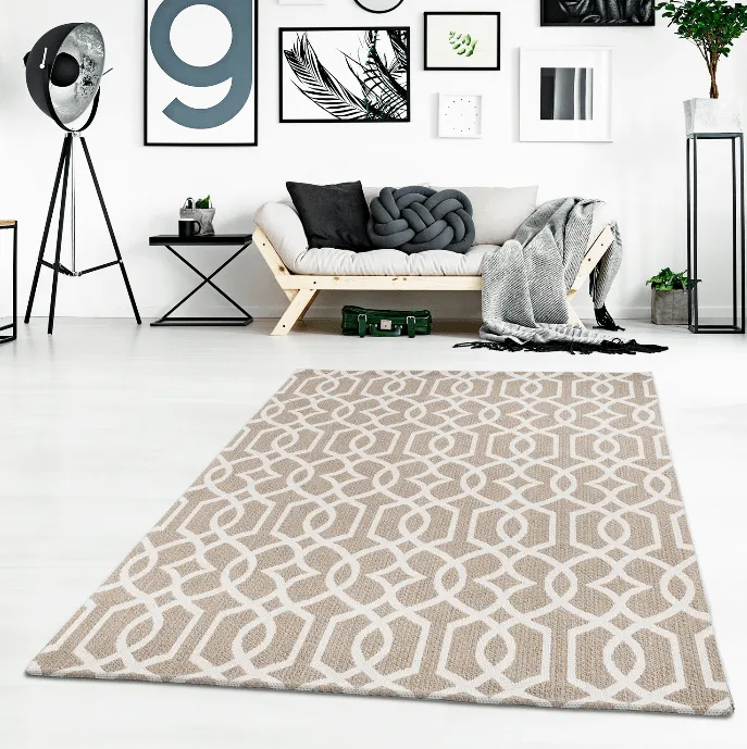 Tapis en coton - Orsa (crème)