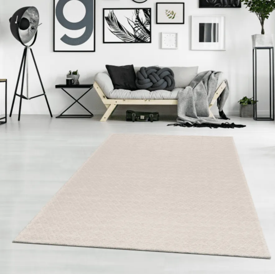 Tapis en coton - Saltnes (beige)