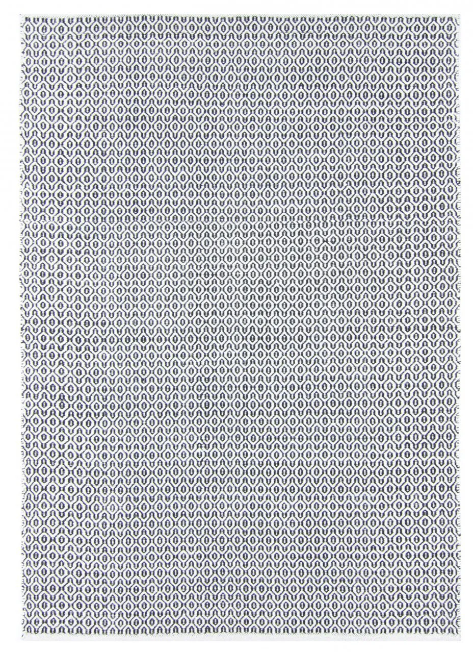Tapis en laine - Snowshill (noir/blanc)