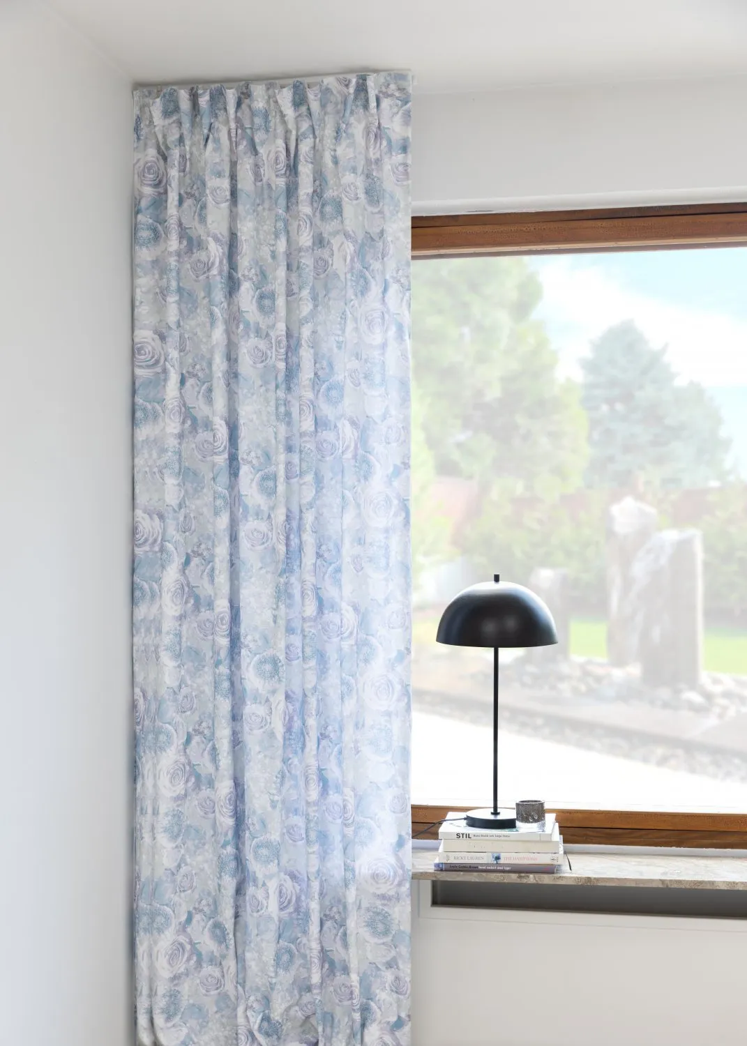 Rideaux - Rideau en coton Soft (bleu)