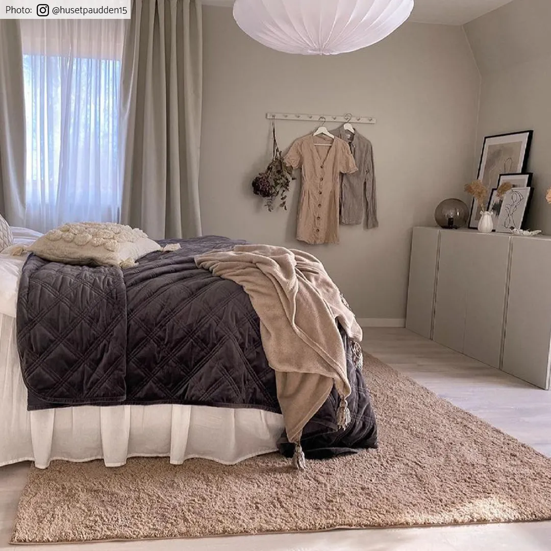 Tapis moelleux - Soft Shine (beige)