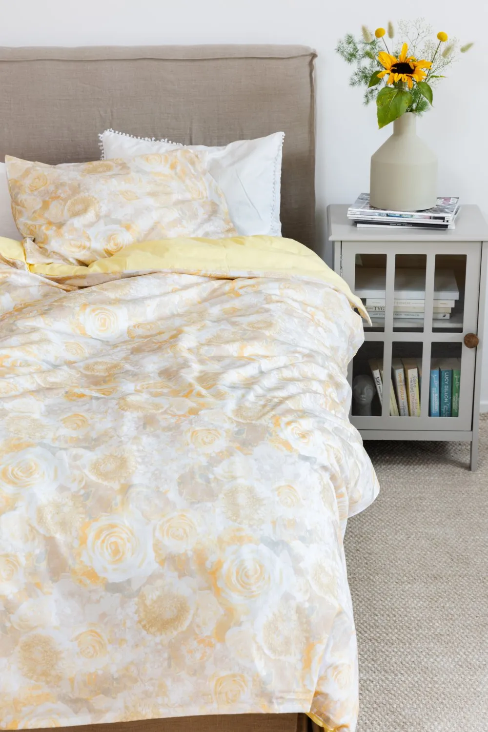 Ensemble de housse de couette - Soft (jaune)