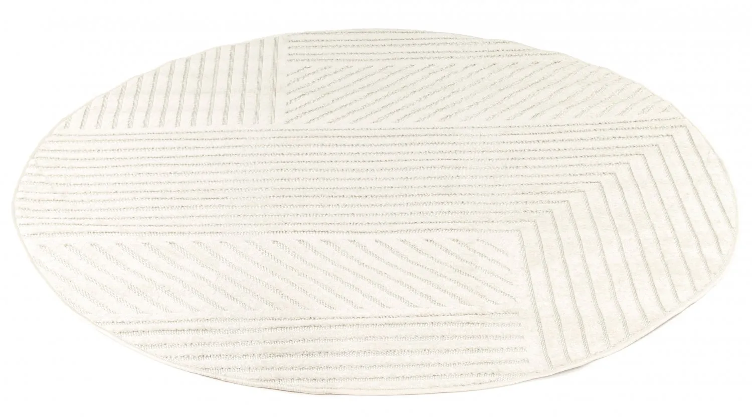 Tapis rond - Avalon (crème)