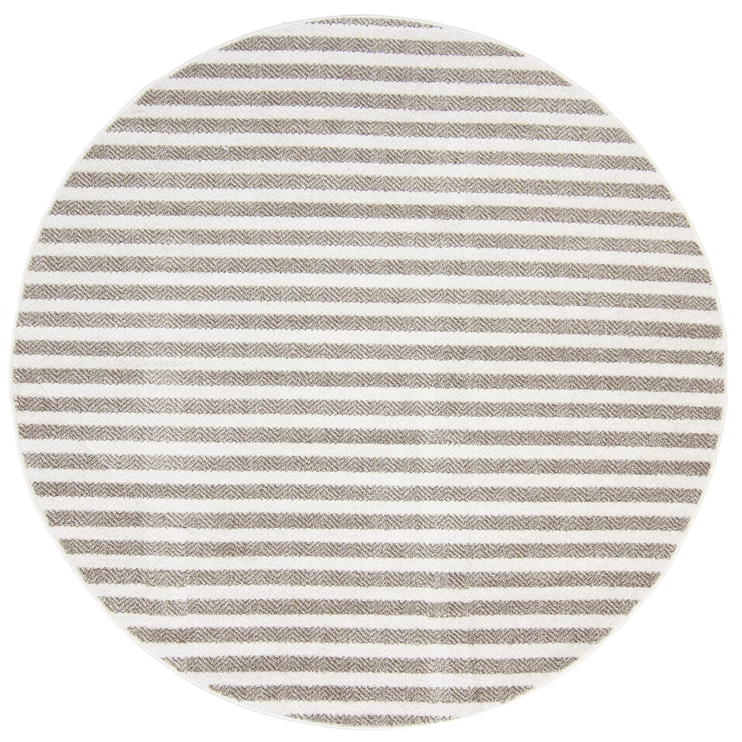 Tapis rond - Intérieur/Extérieur Baldwin (crème/beige)