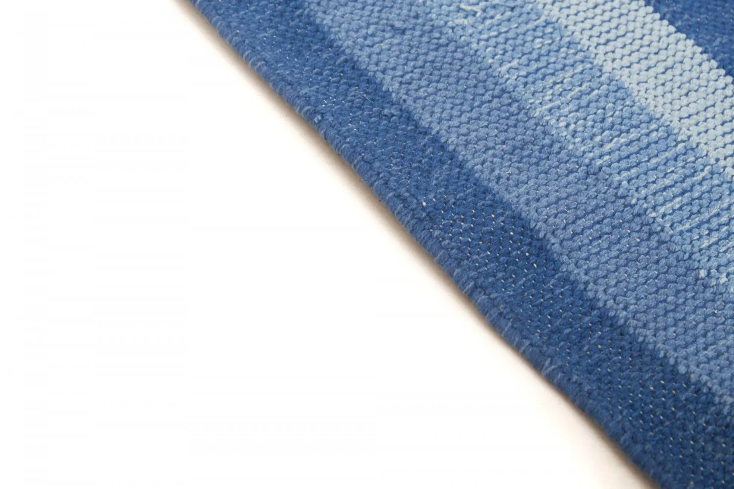 Tapis en patchwork - Chania (bleu)