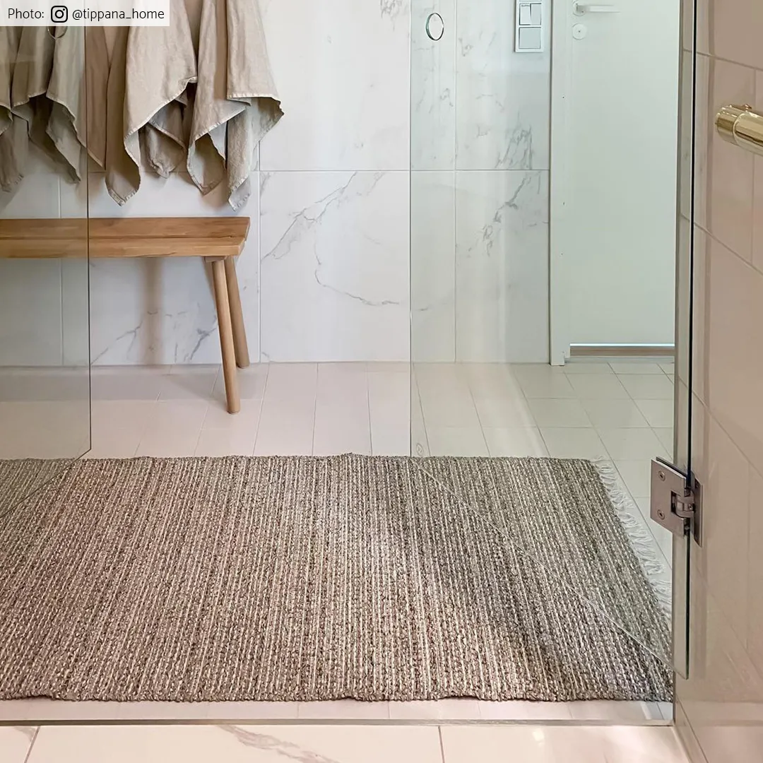 Tapis en plastique et fil - Horredsmattan Svea Mix (sable)