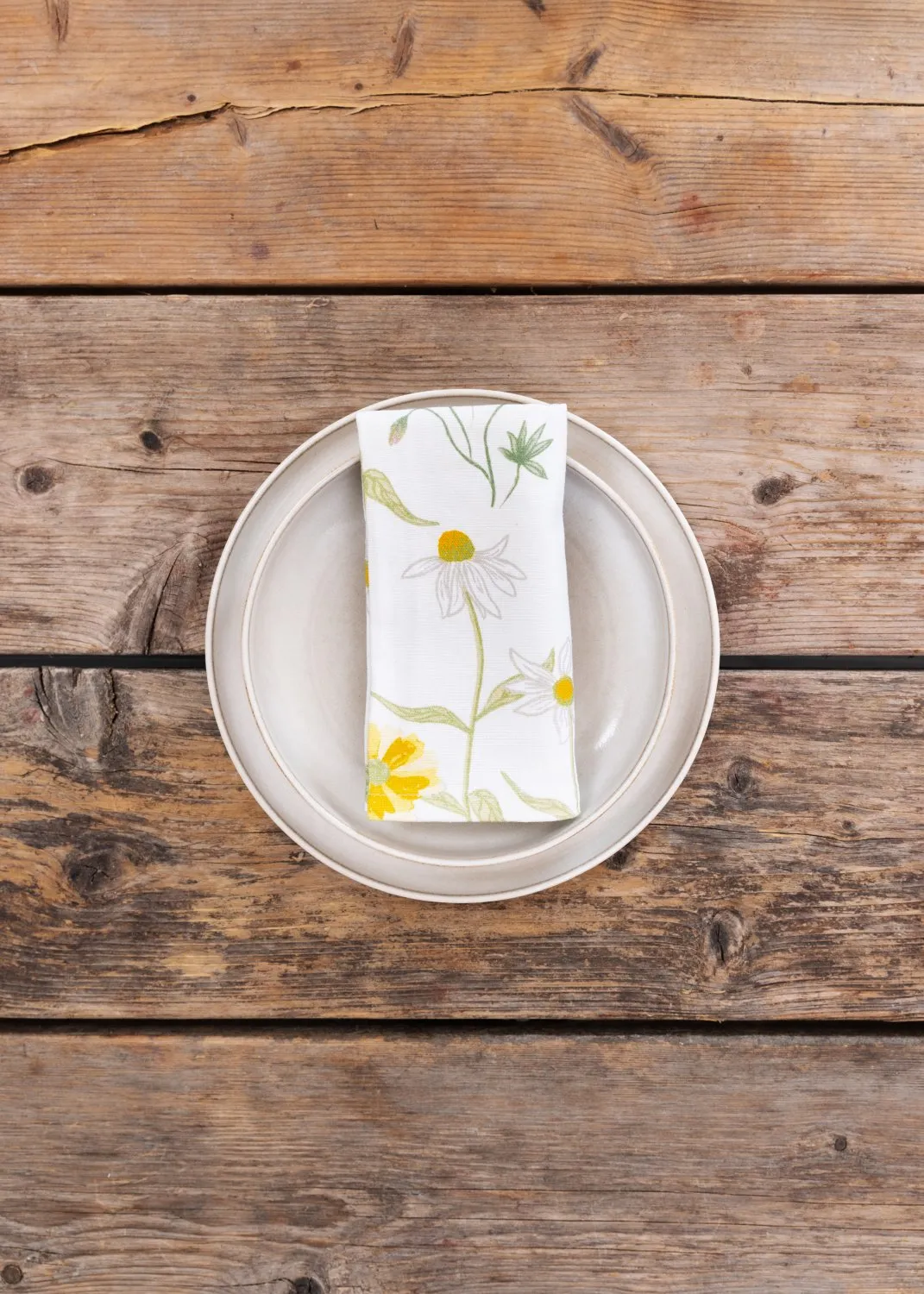 Serviettes de table en tissu - lot de 4 Sweetie (jaune)