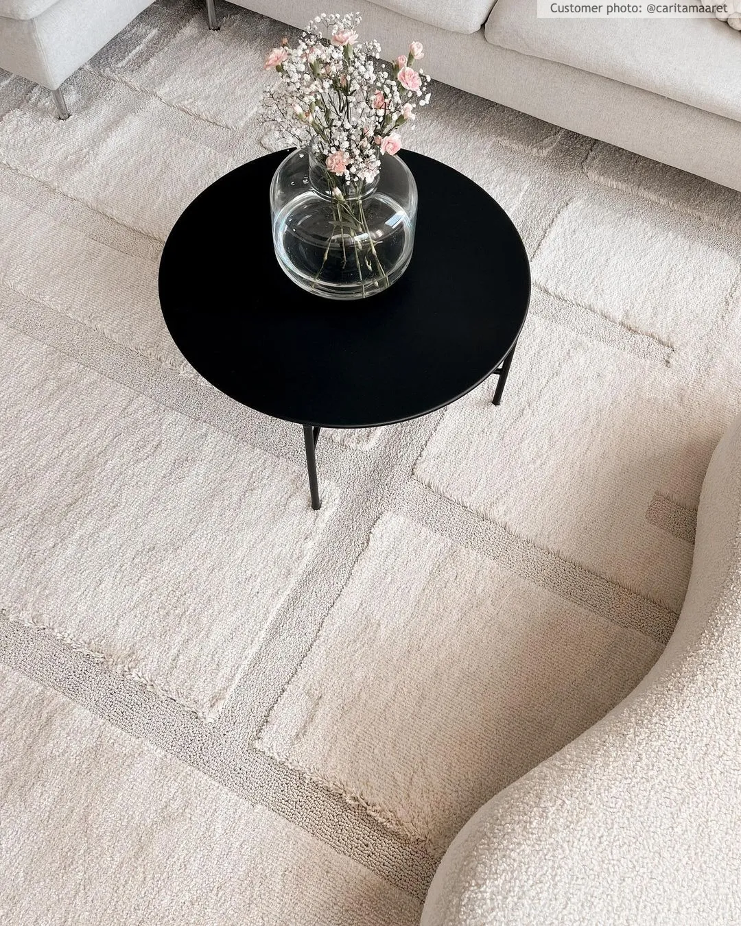 Tapis moelleux - Tillie (blanc cassé)
