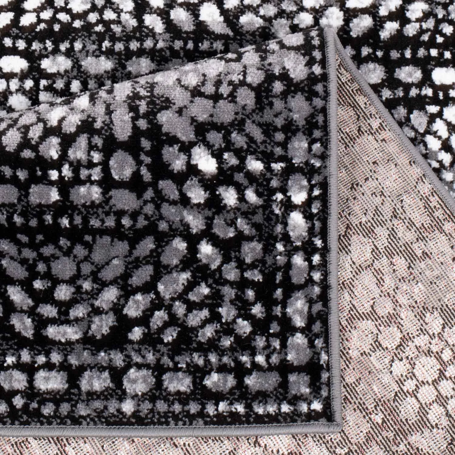 Tapis Wilton - Jadida (noir)