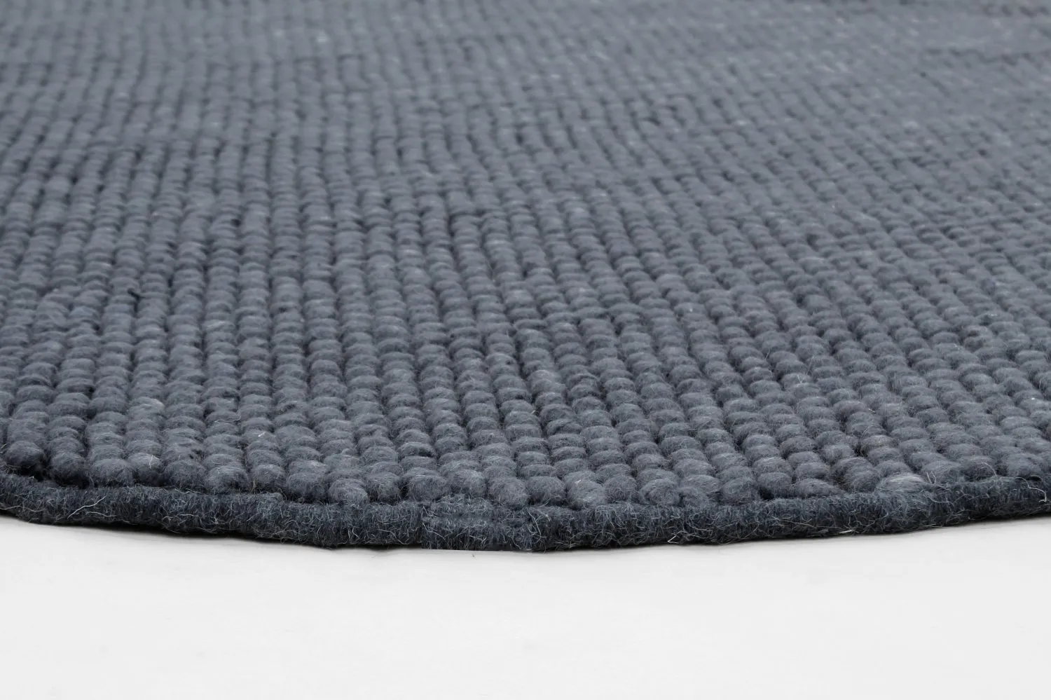 Tapis rond - Avafors (gris foncé)