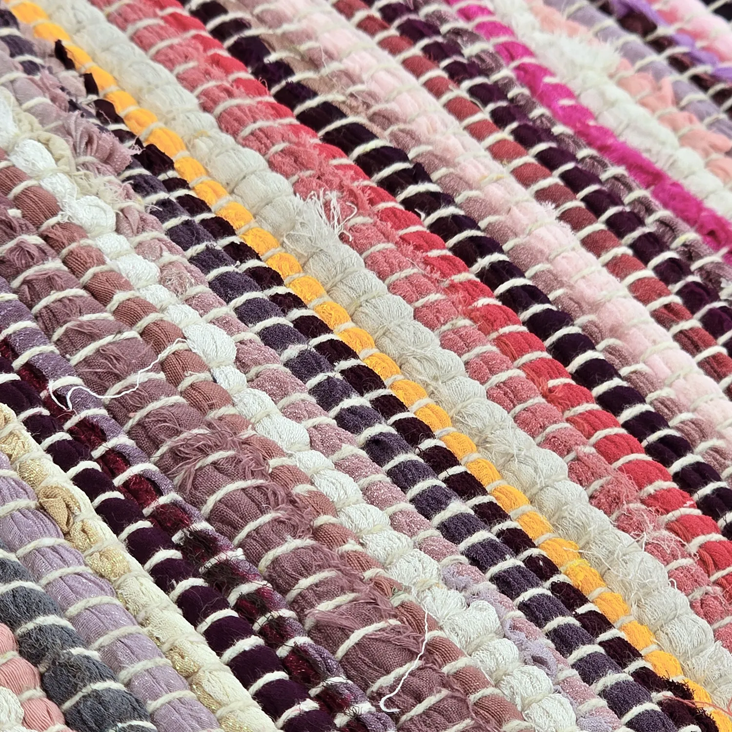 Tapis chiffons - Home (rose/multicolore)