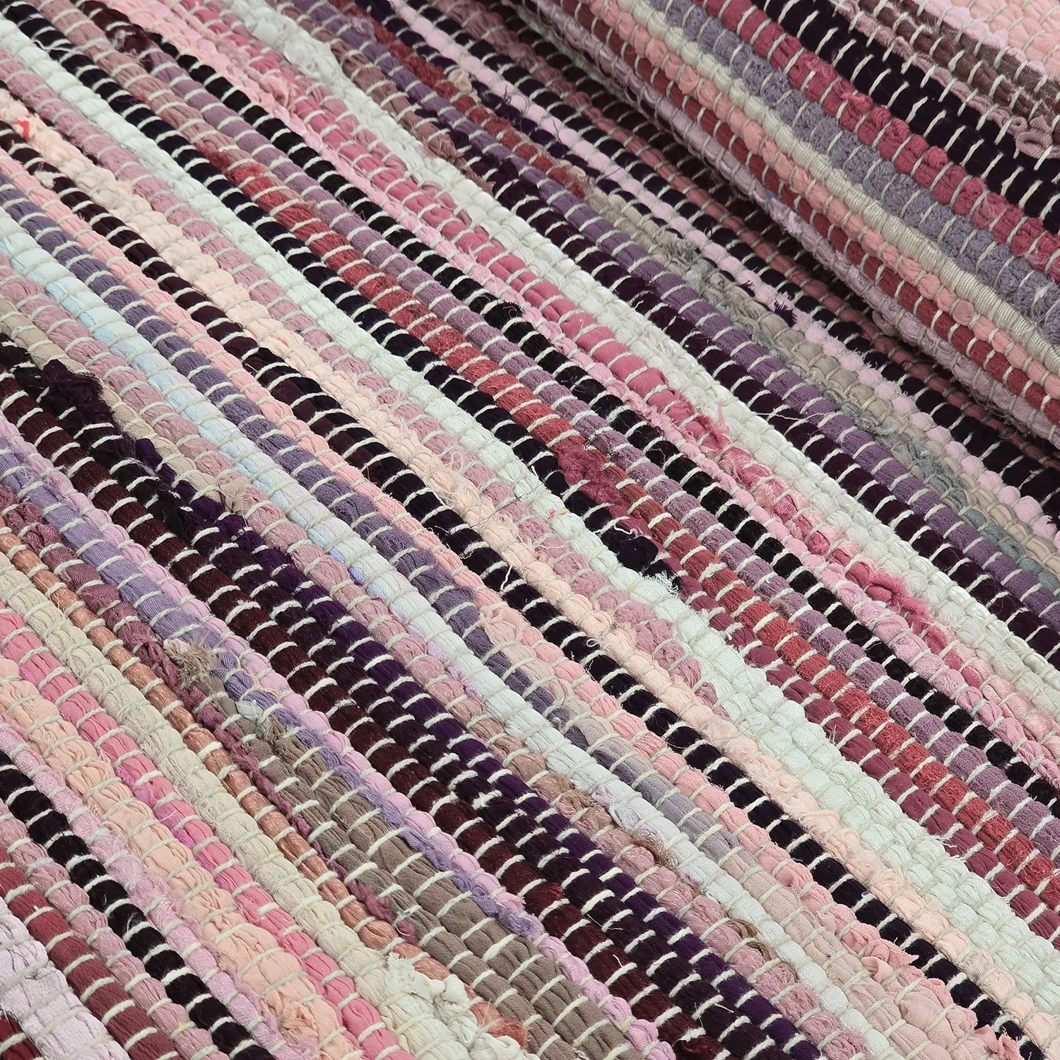 Tapis chiffons - Home (rose/multicolore)