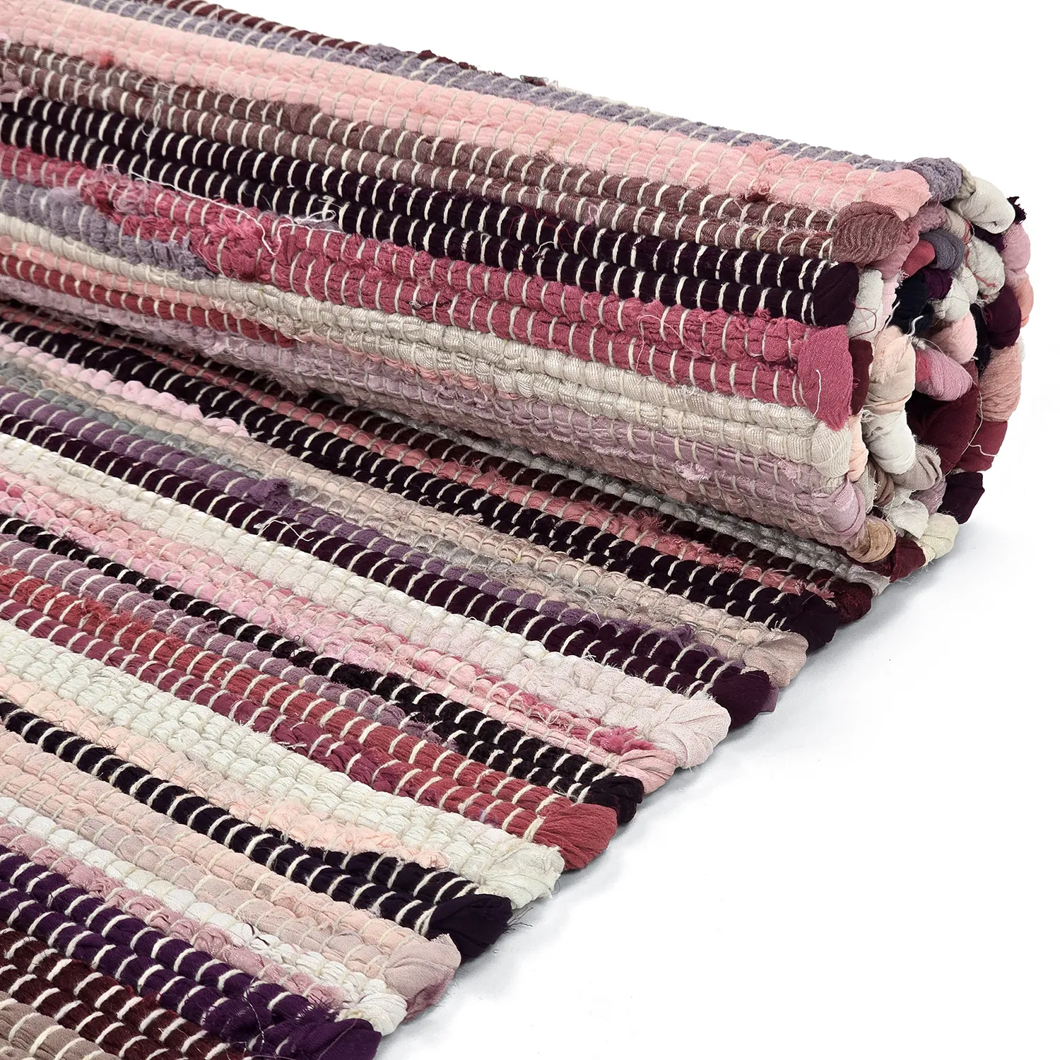 Tapis chiffons - Home (rose/multicolore)