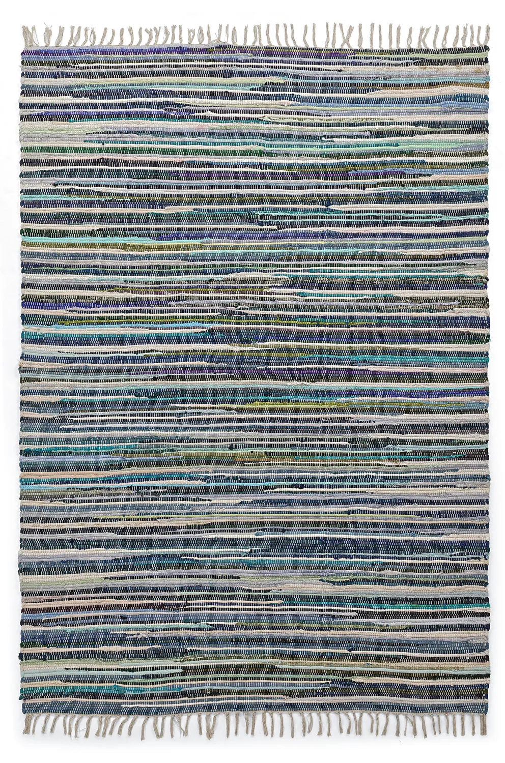 Tapis chiffons - Home (bleu/multicolore)