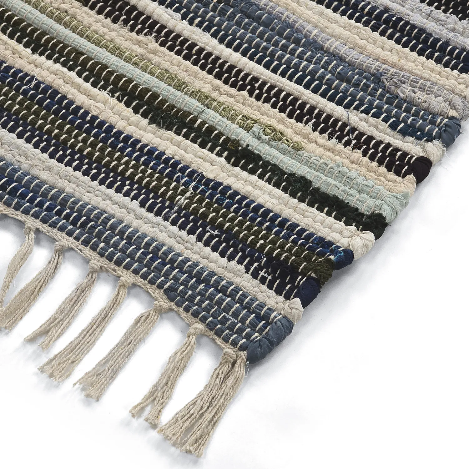Tapis chiffons - Home (bleu/multicolore)