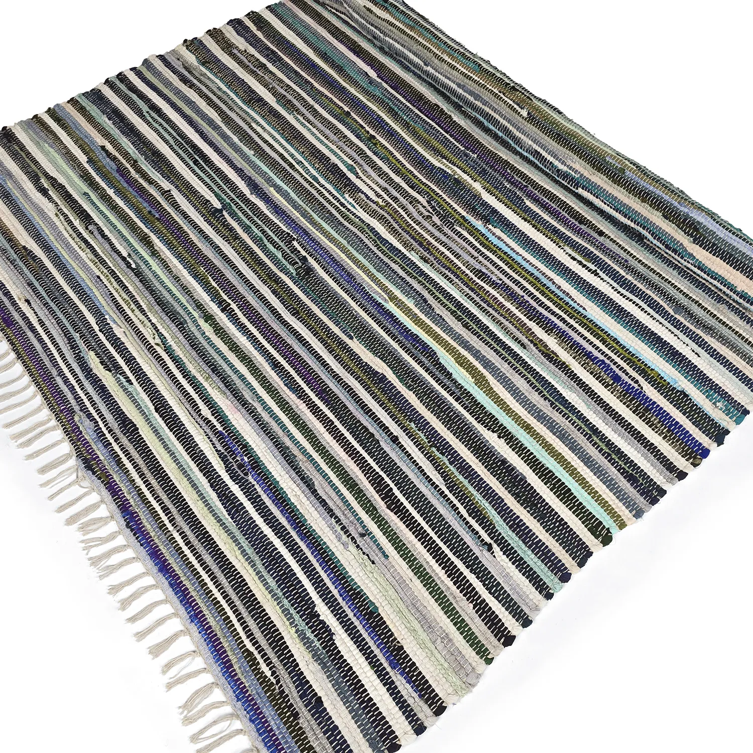 Tapis chiffons - Home (bleu/multicolore)