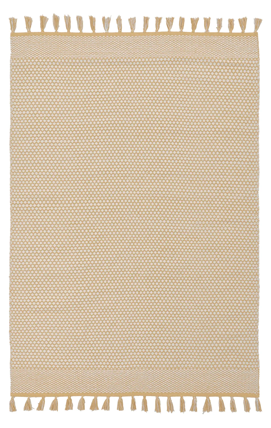 Tapis chiffons - Vinga (jaune moutarde)