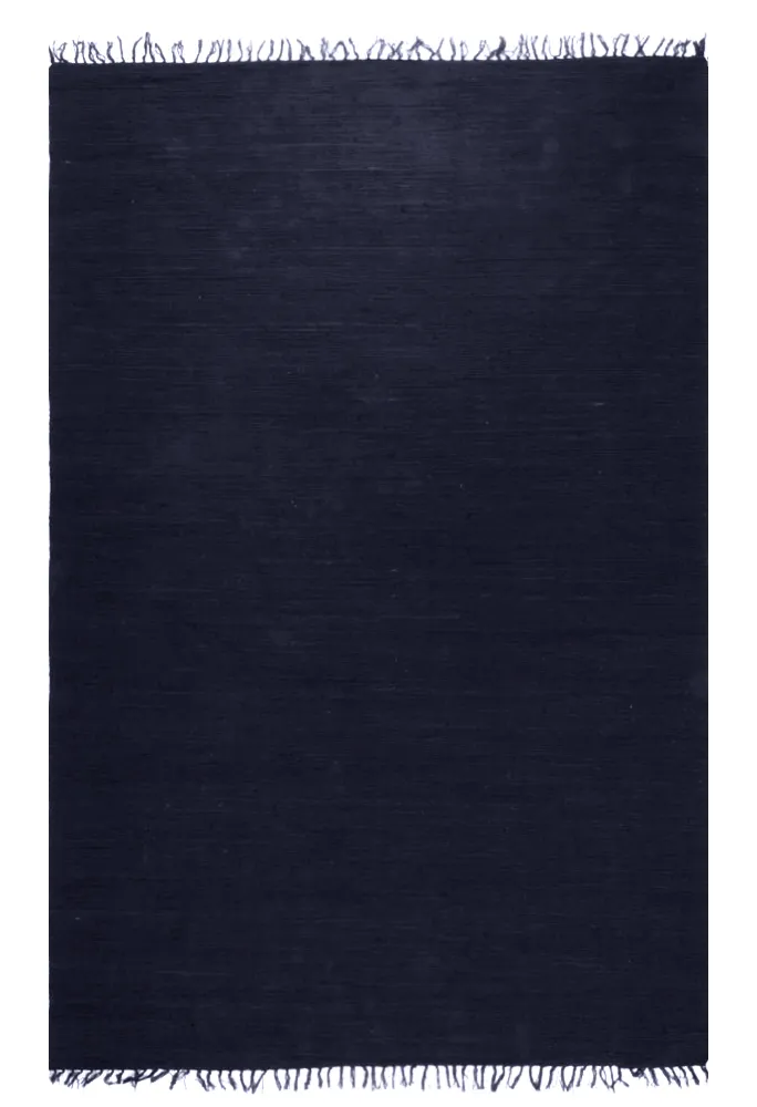 Tapis en patchwork - Silje (bleu/bleu foncé)