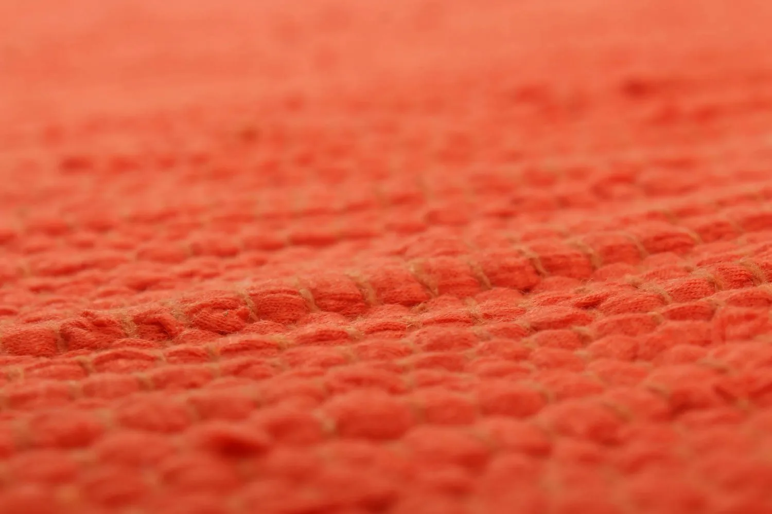 Tapis en chiffons - Silje (orange)