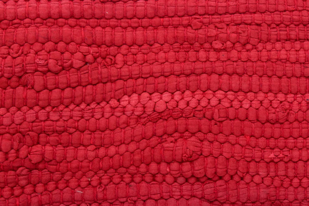 Tapis en patchwork - Silje (rouge)