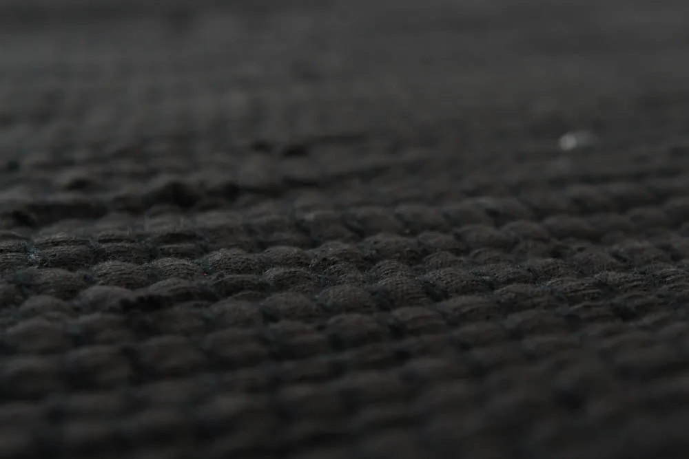 Tapis patchwork - Silje (noir)