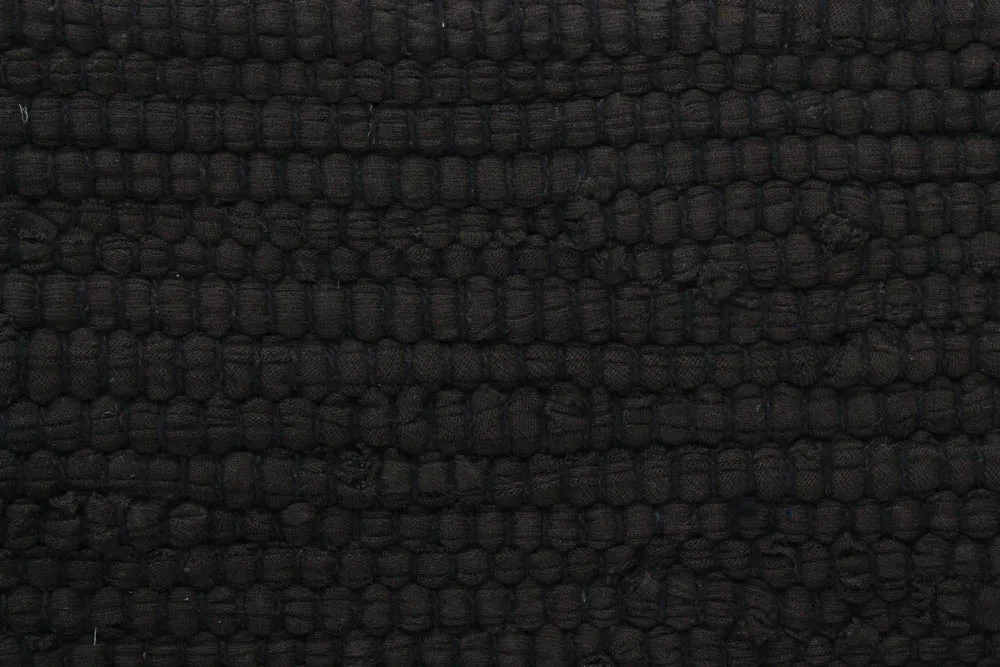 Tapis patchwork - Silje (noir)