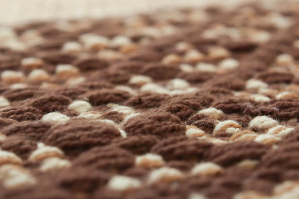 Tapis en patchwork - Visby (beige)