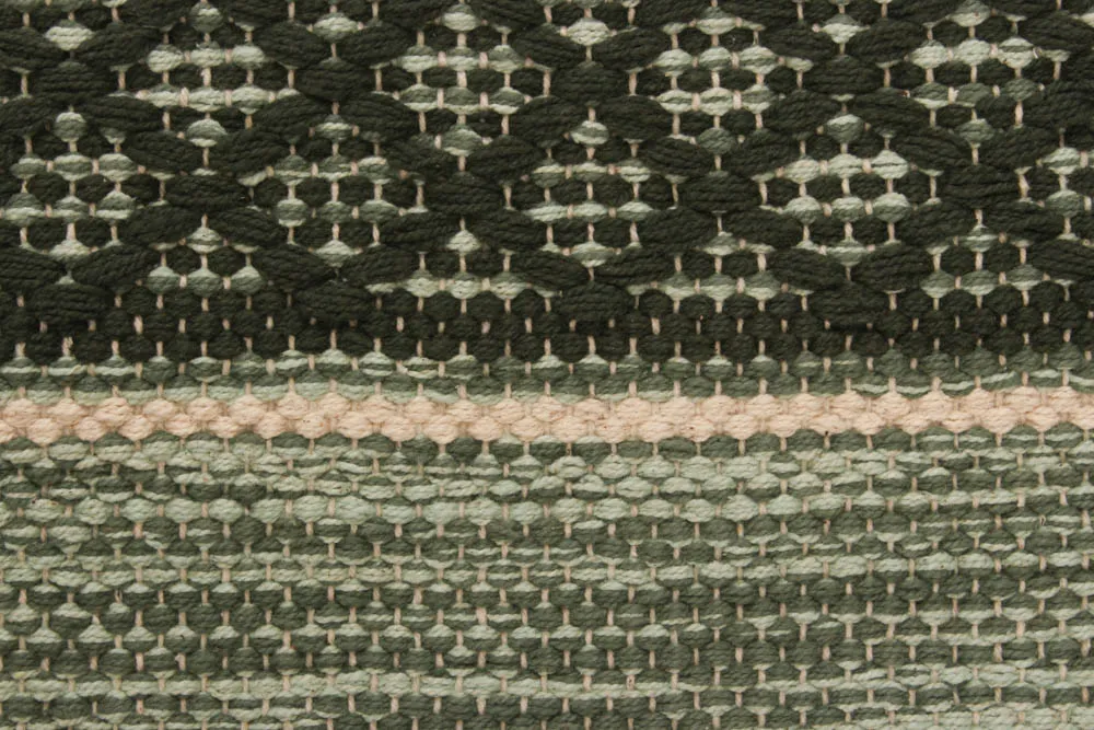 Tapis en patchwork - Visby (vert)