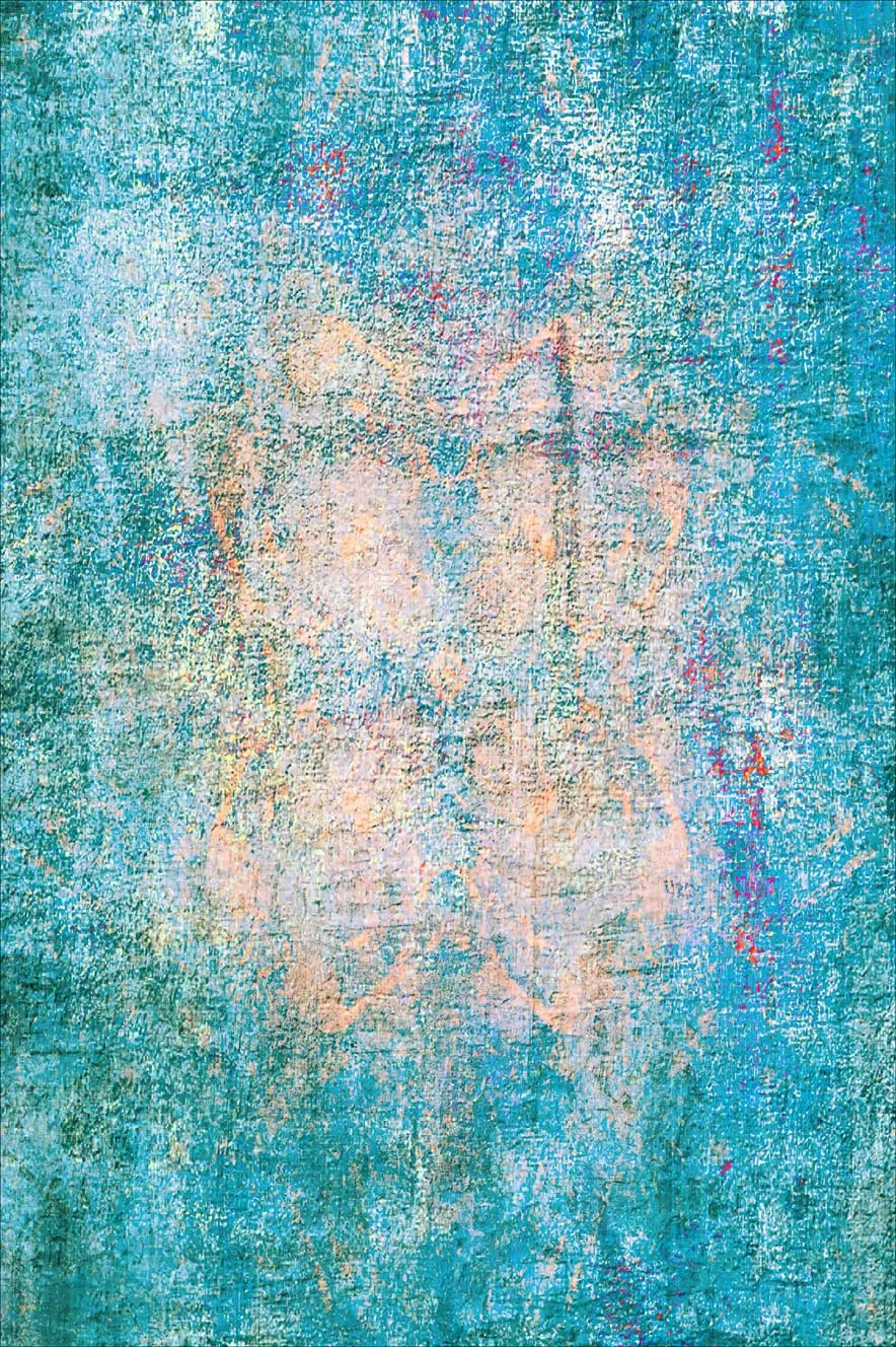Tapis Wilton - Jules (turquoise)