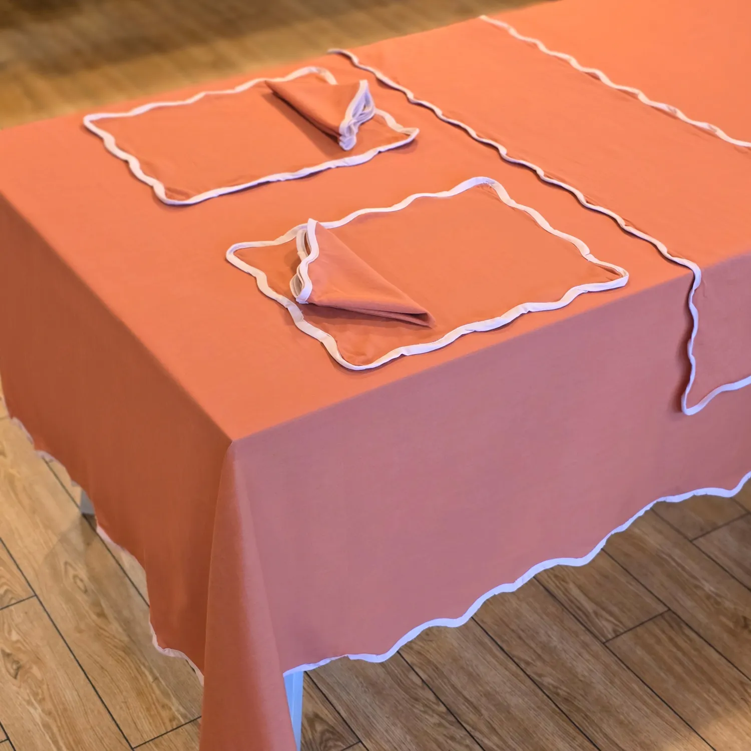 Serviettes en tissu - lot de 4 Yrsa (rouille)