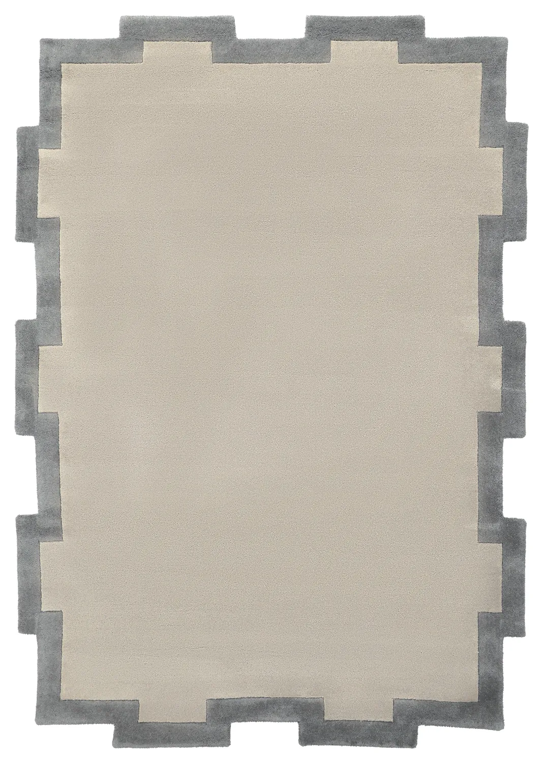 Tapis de laine - Agra Hand Tufted Wool Premium (gris)