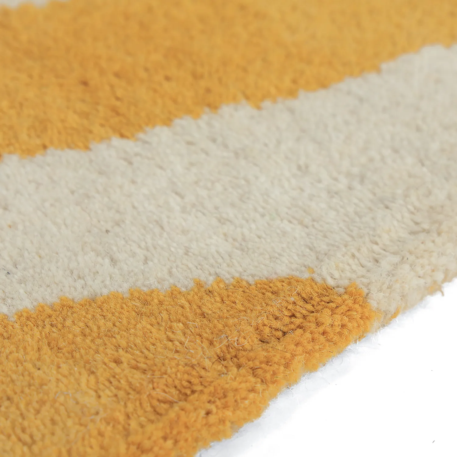 Tapis de laine - Aiz Hand Tufted Wool Premium (jaune)