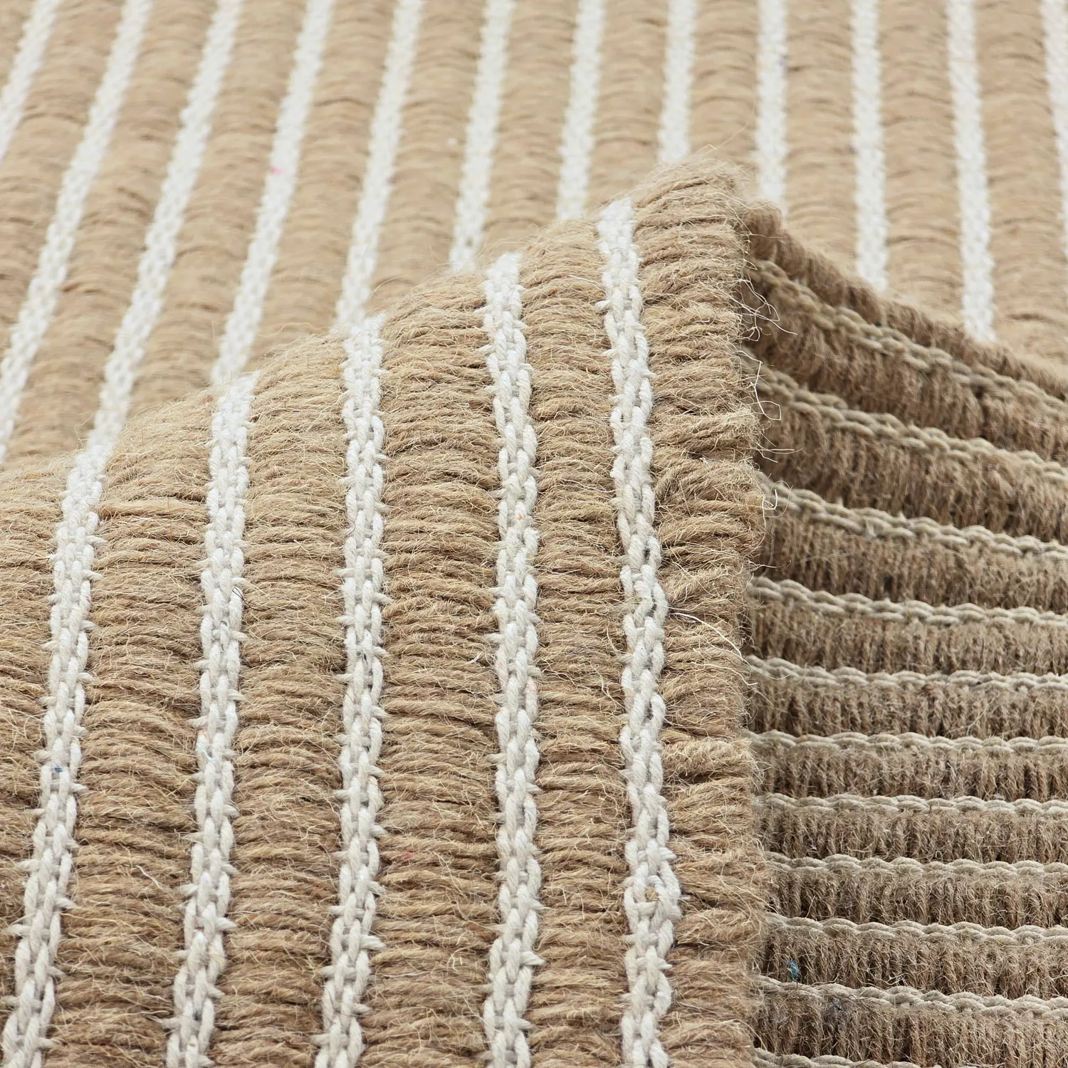 Tapis en laine - Arbil (beige/blanc)
