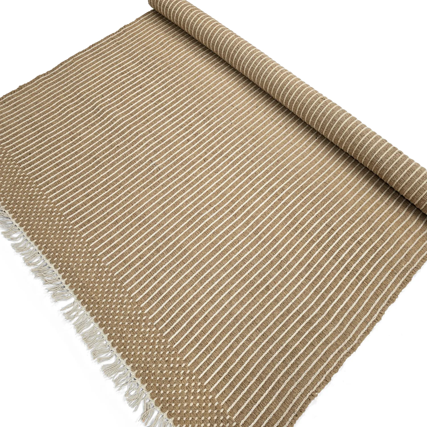 Tapis en laine - Arbil (beige/blanc)