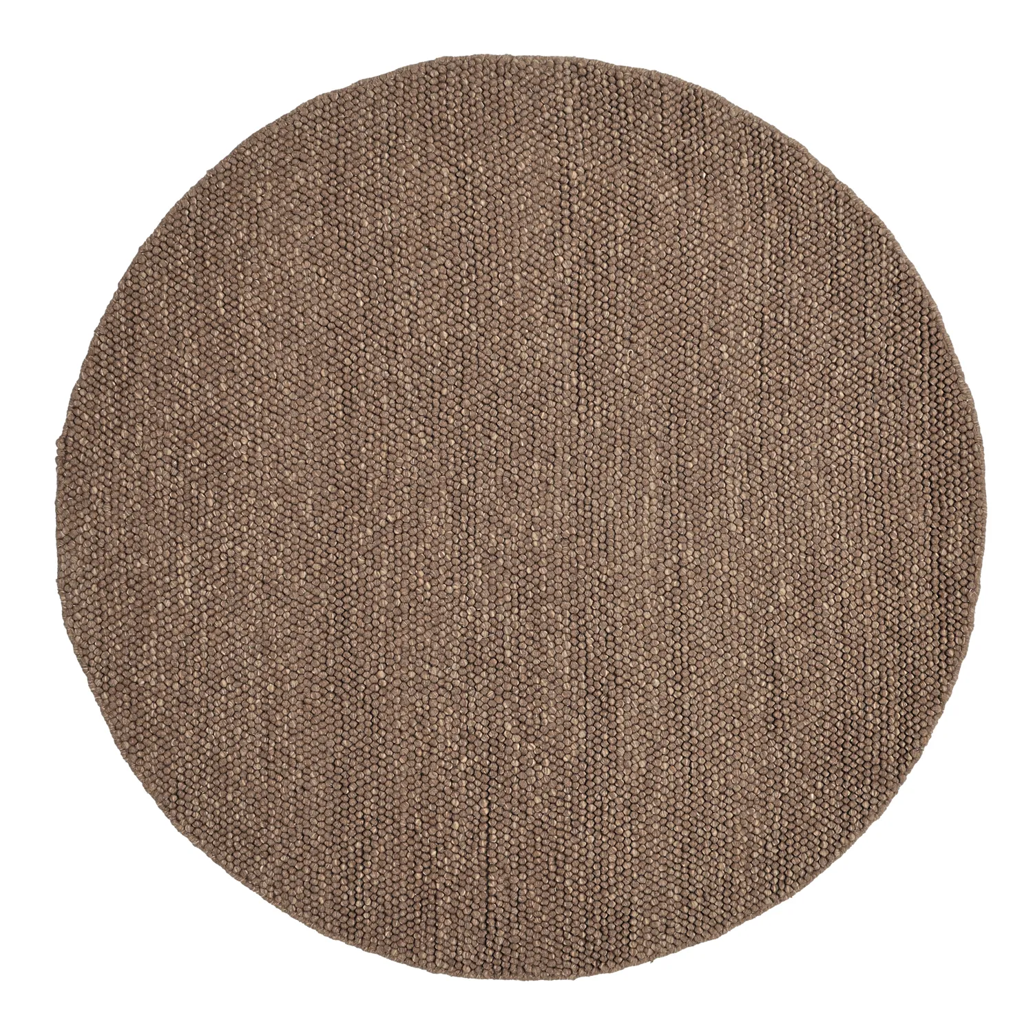 Tapis rond - Avafors Wool Bubble (marron/beige)