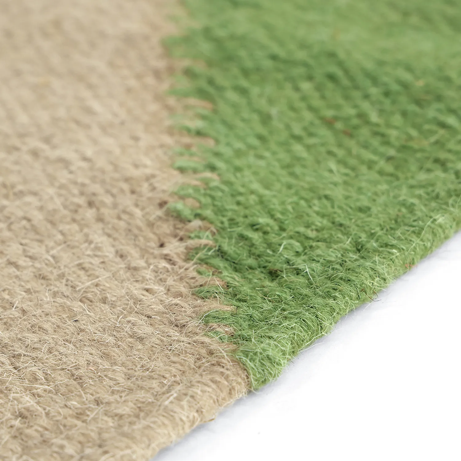 Tapis de laine - Aveiro (vert/multicolore)