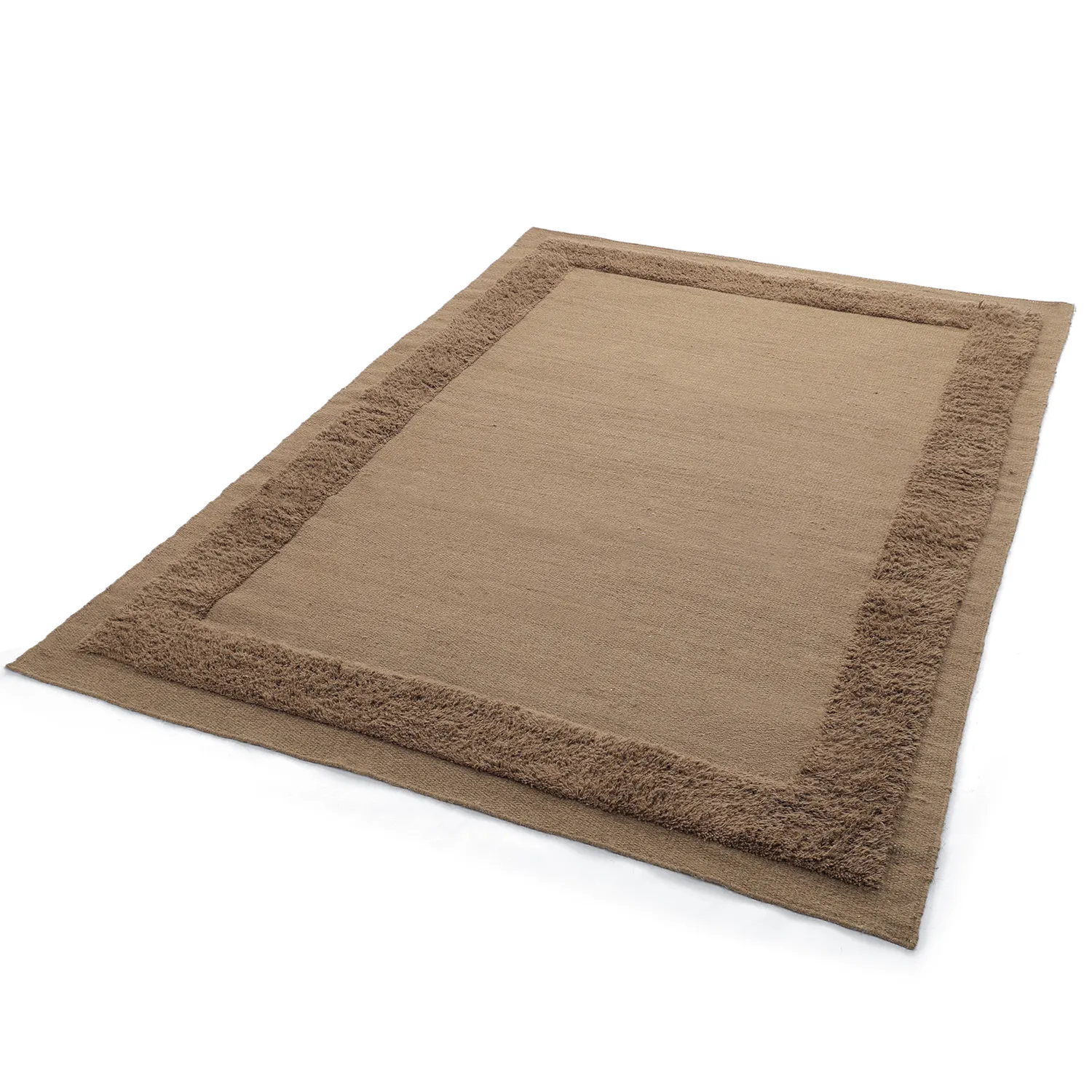 Tapis de laine - Beja (marron foncé)