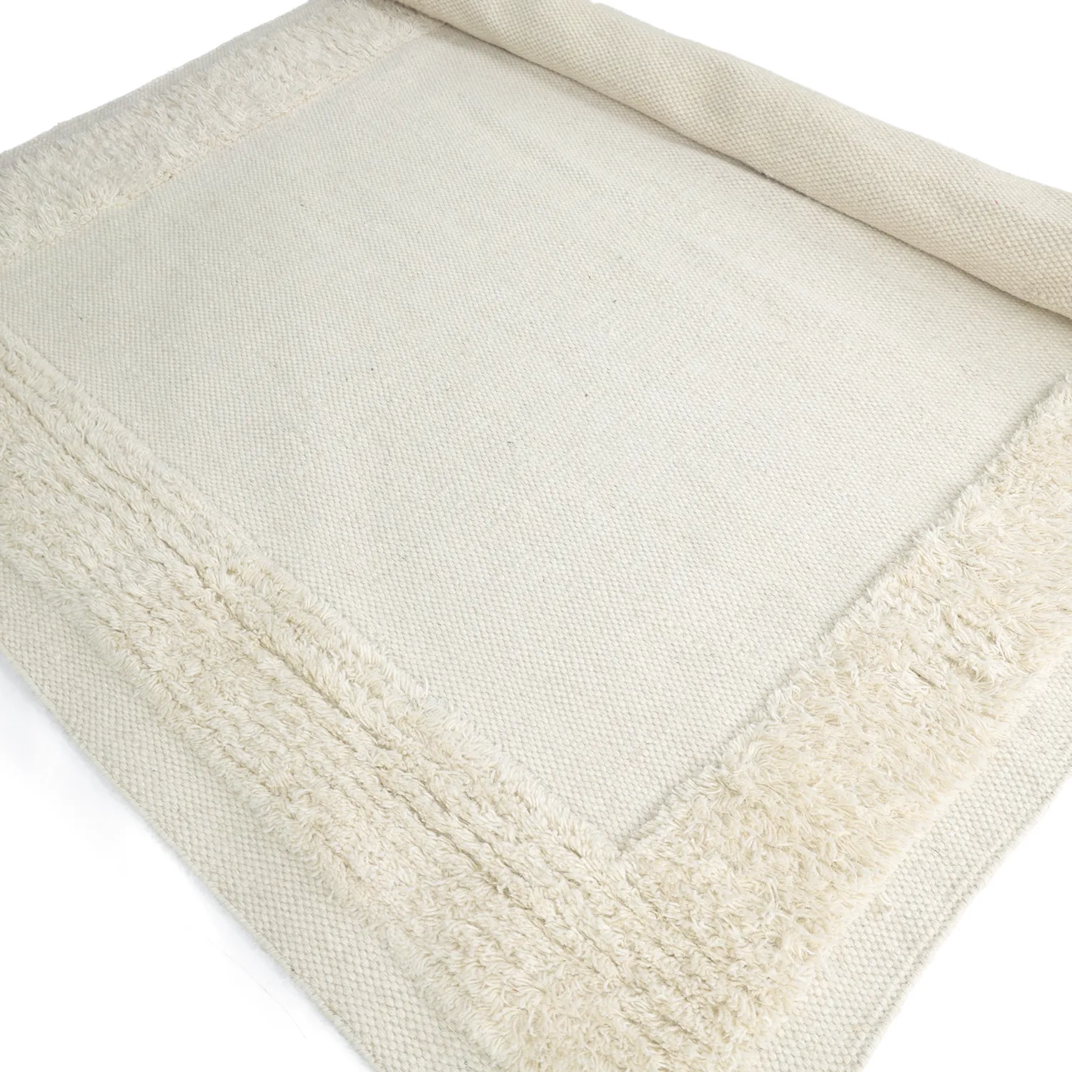 Tapis de laine - Beja (blanc)