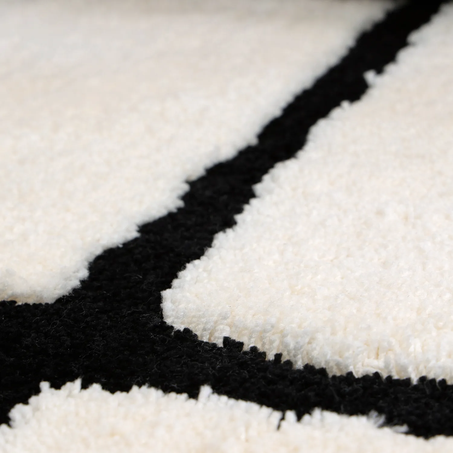 Tapis shaggy - Bitola (crème)