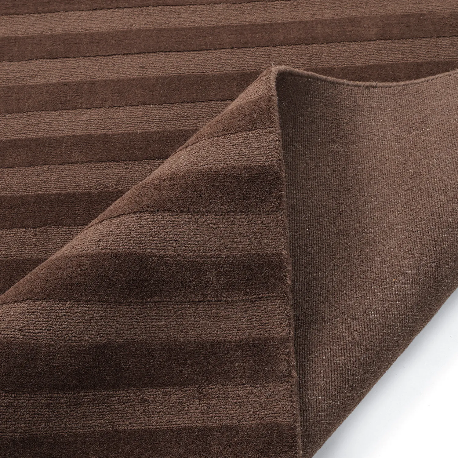 Tapis de laine - Brenta Handloom Wool Premium (marron)