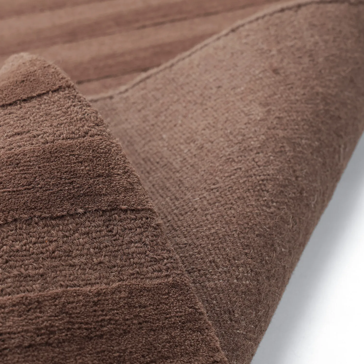 Tapis de laine - Brenta Handloom Wool Premium (marron)