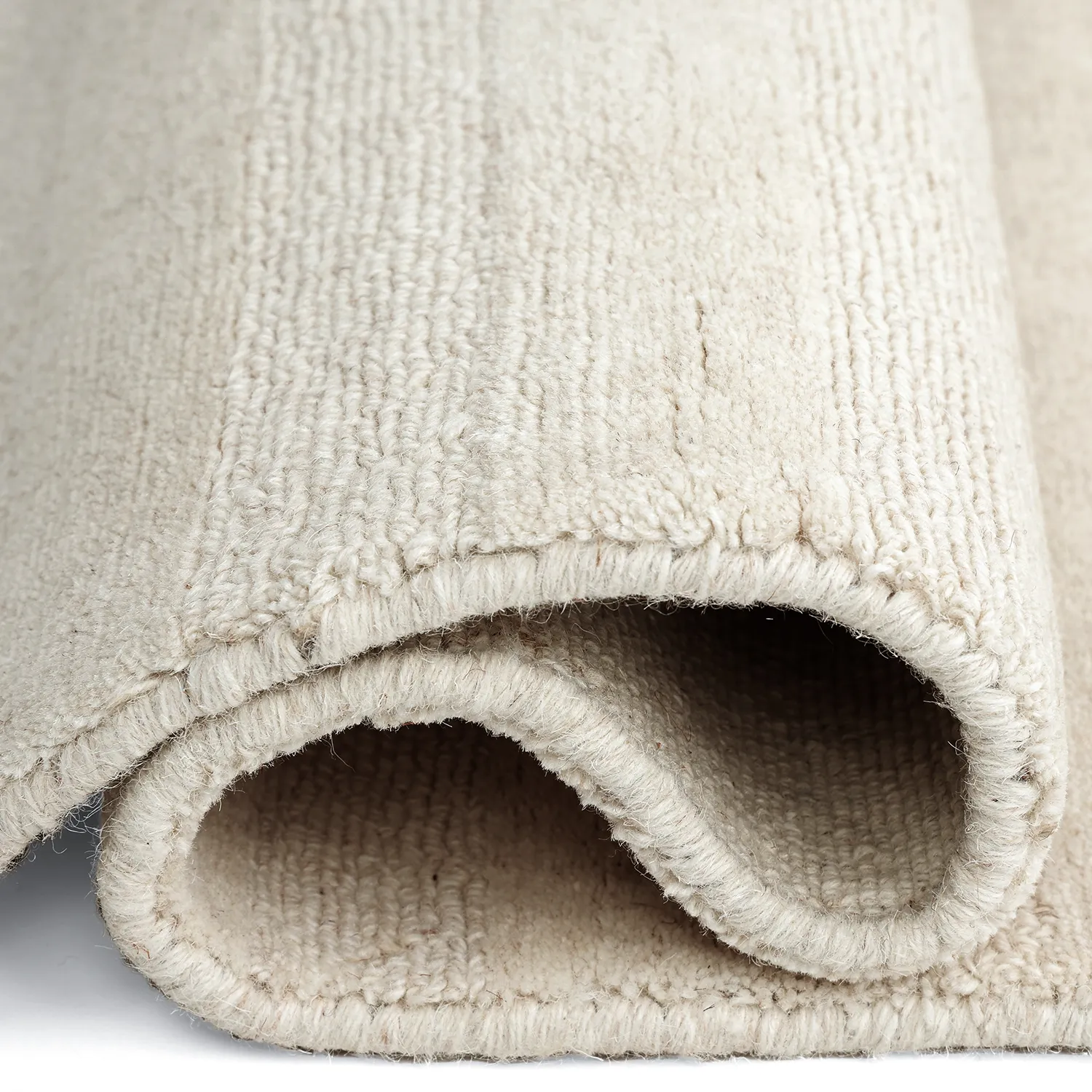 Tapis de laine - Brenta Handloom Wool Premium (crème)