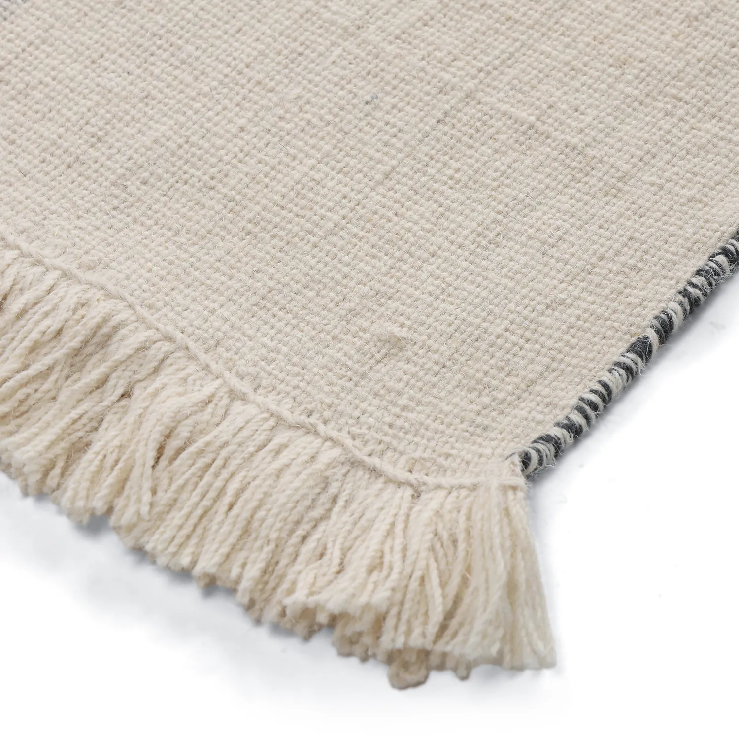 Tapis de laine - Chaves (bleu/gris/blanc)