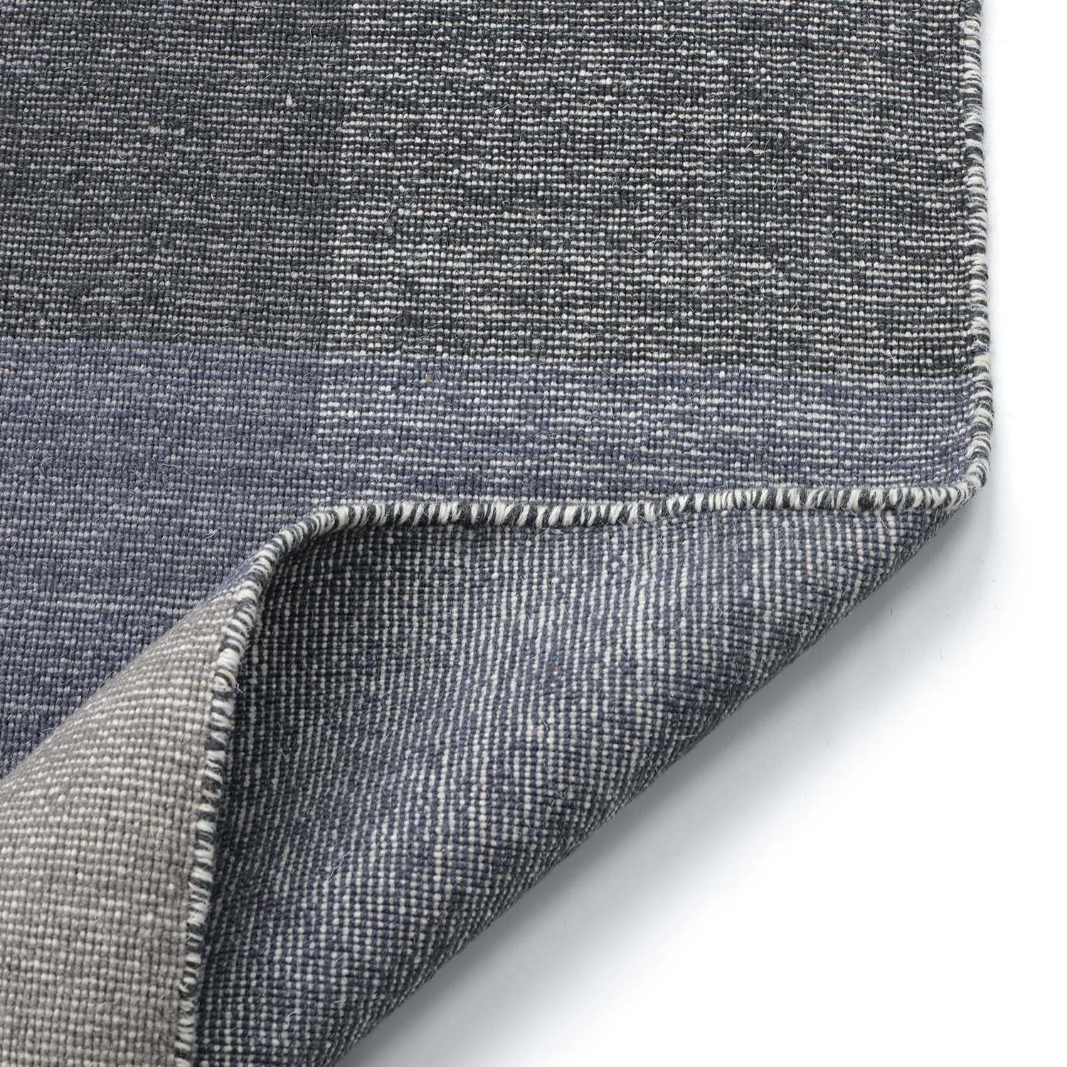 Tapis de laine - Chaves (bleu/gris/blanc)