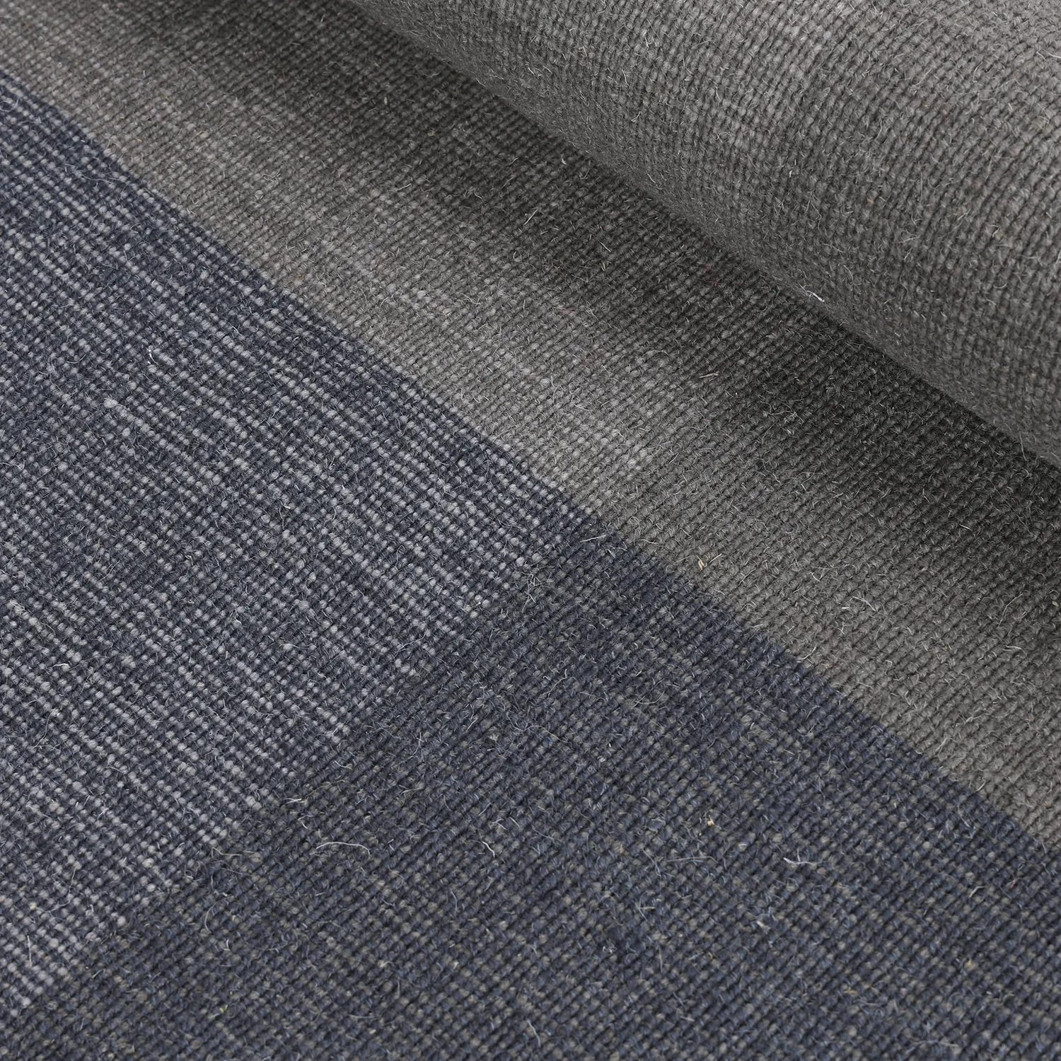 Tapis de laine - Chaves (bleu/gris/blanc)