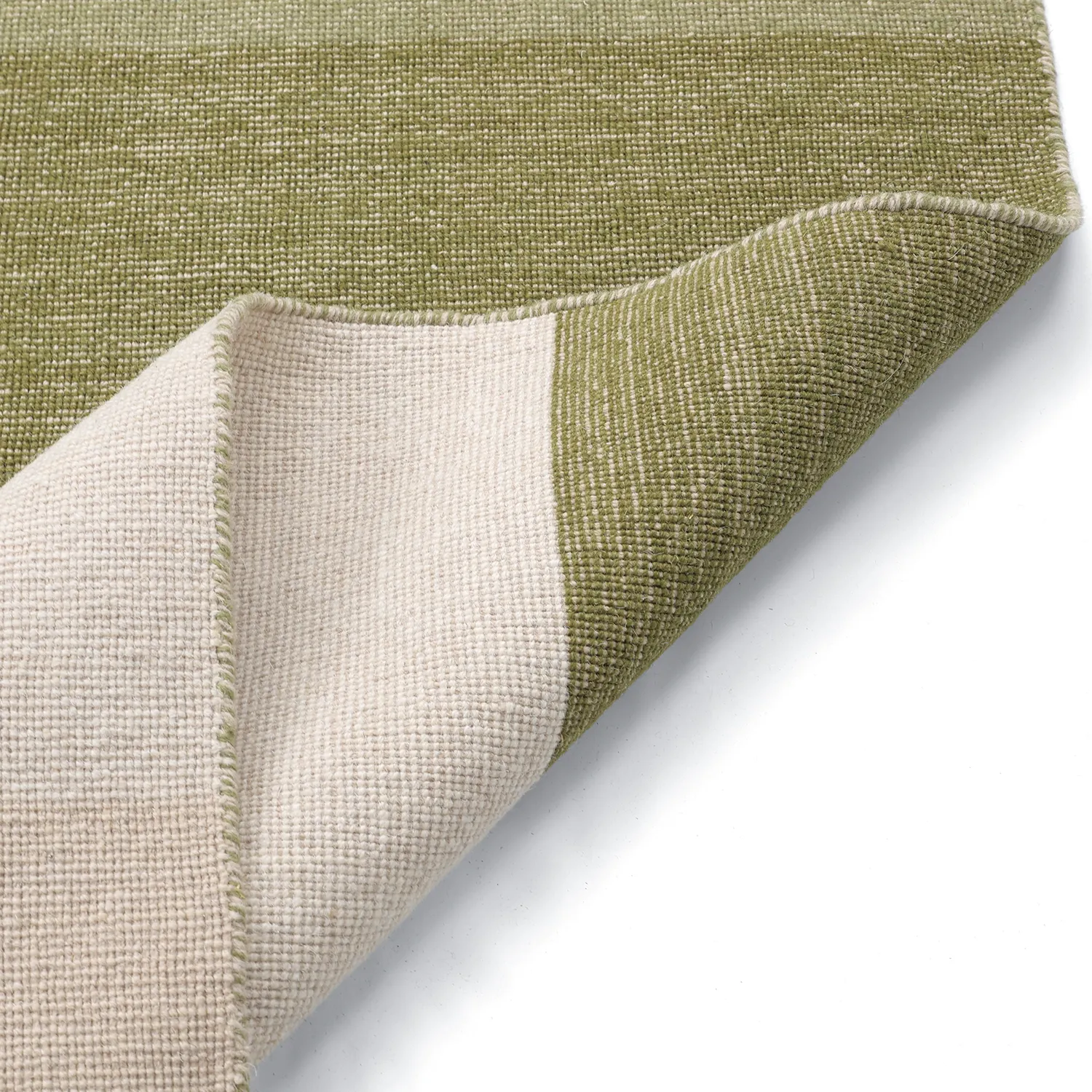 Tapis de laine - Chaves (vert/beige)