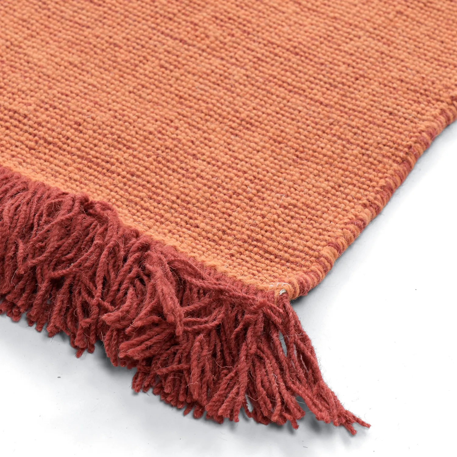 Tapis de laine - Chaves (rouge/orange)