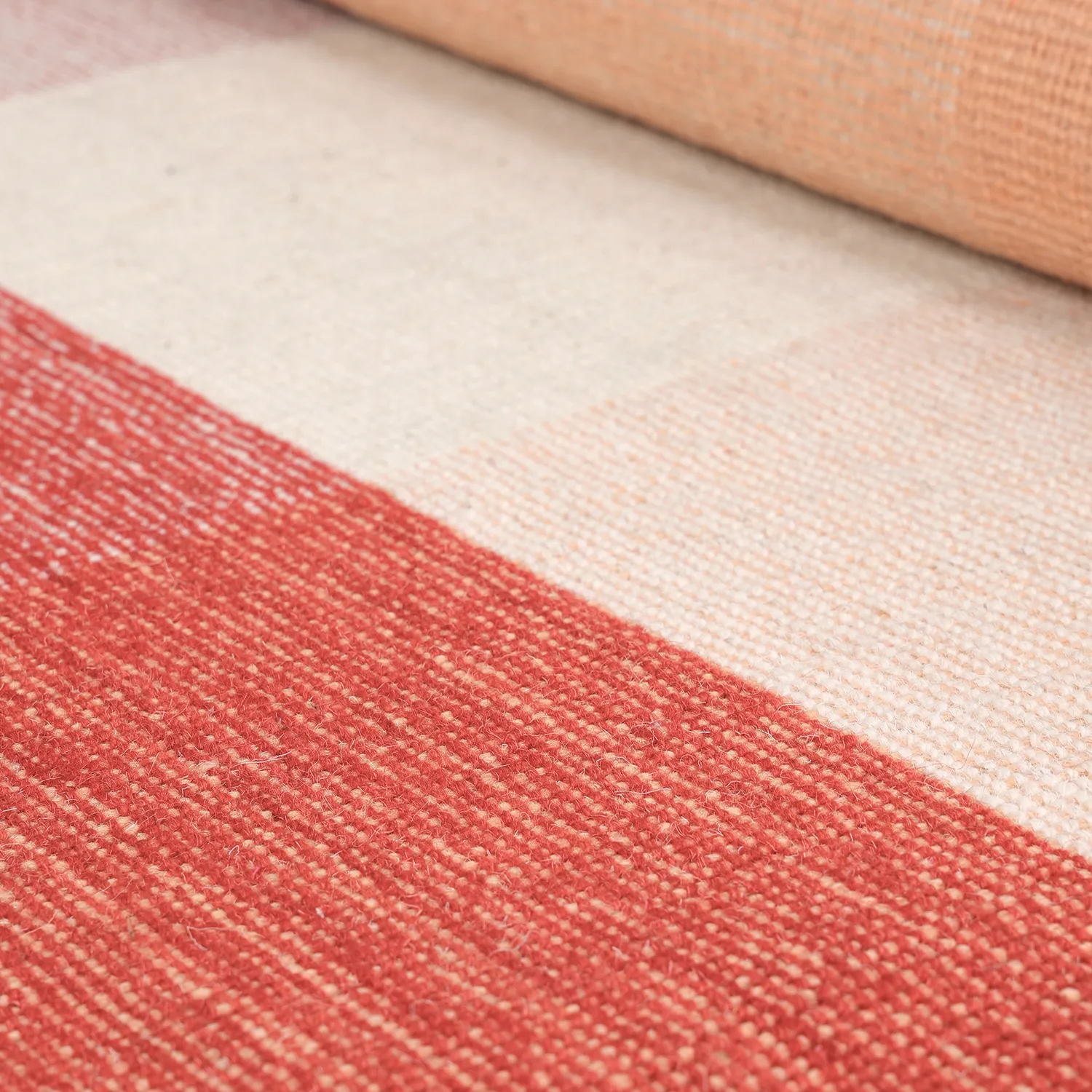 Tapis de laine - Chaves (rouge/orange)