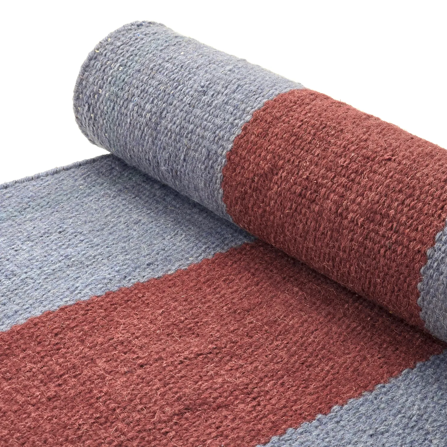 Tapis en laine - Garine (bleu/rouge)